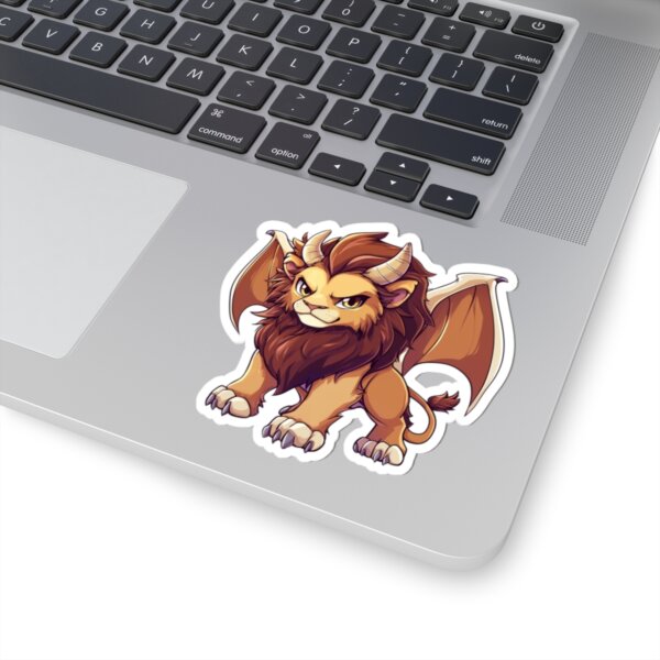 Dragon Zodiac, Leo - Kiss-Cut Sticker - Fantasy Astrology Art for Laptops & Journals - Image 5