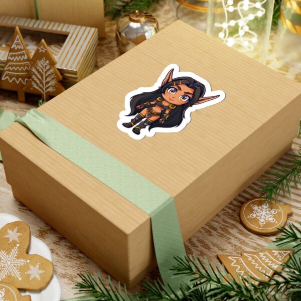 Cute Night Elf - Kiss-Cut Stickers - Fantasy Game Cartoon Decals for Laptop, Water Bottle, & More - Image 6