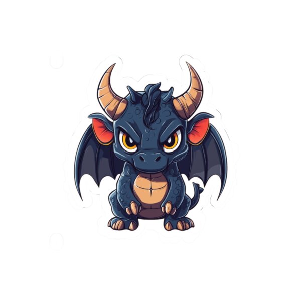 Dragon Zodiac, Taurus - Kiss-Cut Stickers - Fantasy Art for Laptops, Water Bottles & Gifts - Image 4