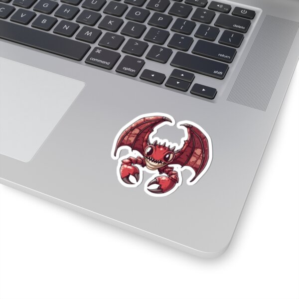 Dragon Zodiac, Cancer - Kiss-Cut Sticker - Fantasy Astrology Art Perfect for Laptops & Journals - Image 2