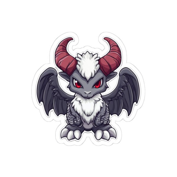 Dragon Zodiac , Aries -- Kiss-Cut Stickers for Laptop & Decor - Image 4