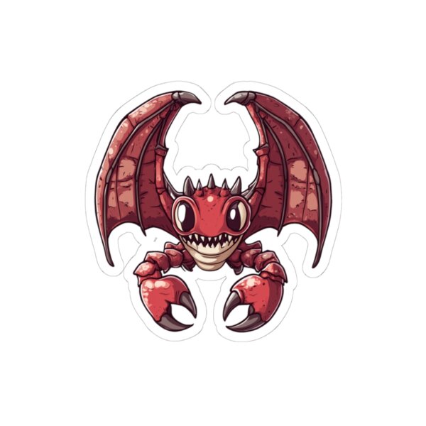 Dragon Zodiac, Cancer - Kiss-Cut Sticker - Fantasy Astrology Art Perfect for Laptops & Journals - Image 4