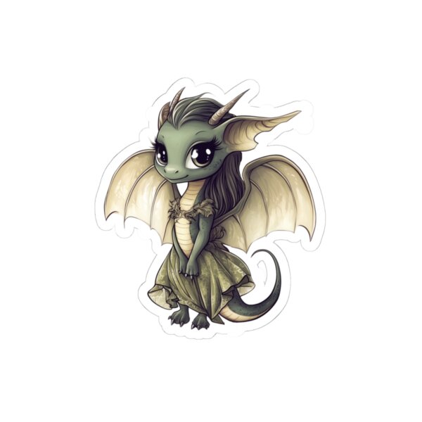 Zodiac Dragon, Virgo - Fairy Kiss-Cut Stickers - Fantasy Astrology Art Perfect for Laptop & Journals - Image 4