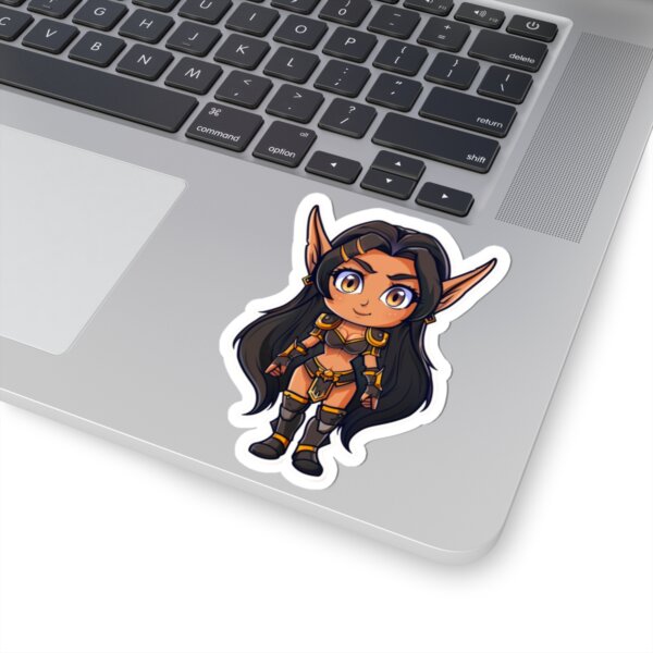 Cute Night Elf - Kiss-Cut Stickers - Fantasy Game Cartoon Decals for Laptop, Water Bottle, & More - Image 5
