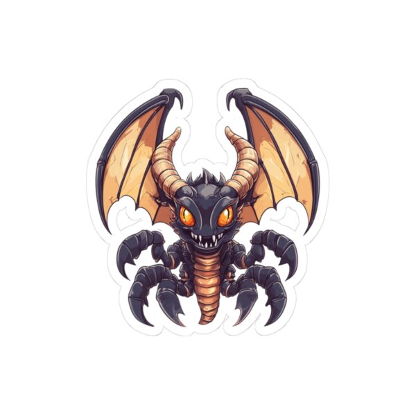 Zodiac Dragon, Scorpio - Kiss-Cut Stickers - Perfect for Fantasy and Astrology Fans
