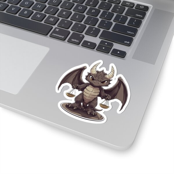 Zodiac Dragon, Libra - Kiss-Cut Stickers for Fantasy and Astrology Lovers - Image 5