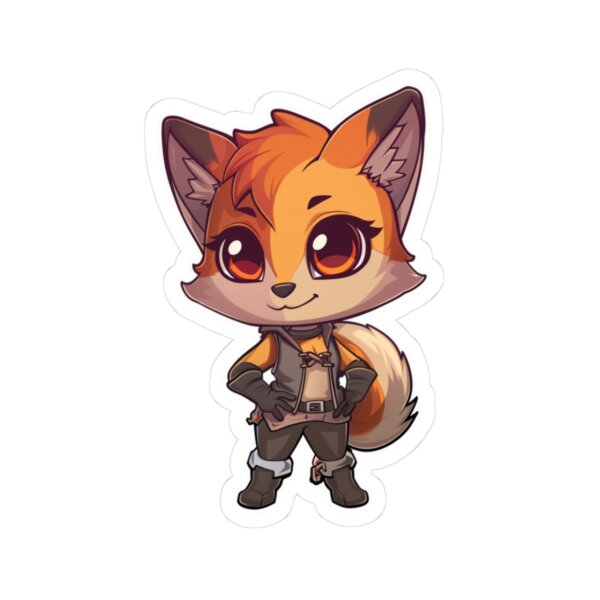 Cute Fox Rogue - Vulpera - Kiss-Cut Stickers - Perfect for Fantasy Gamers and Warcraft Fans
