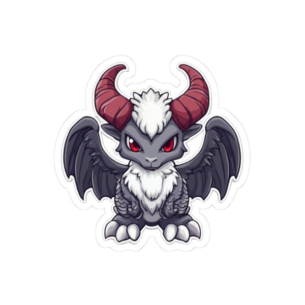 Dragon Zodiac , Aries -- Kiss-Cut Stickers for Laptop & Decor