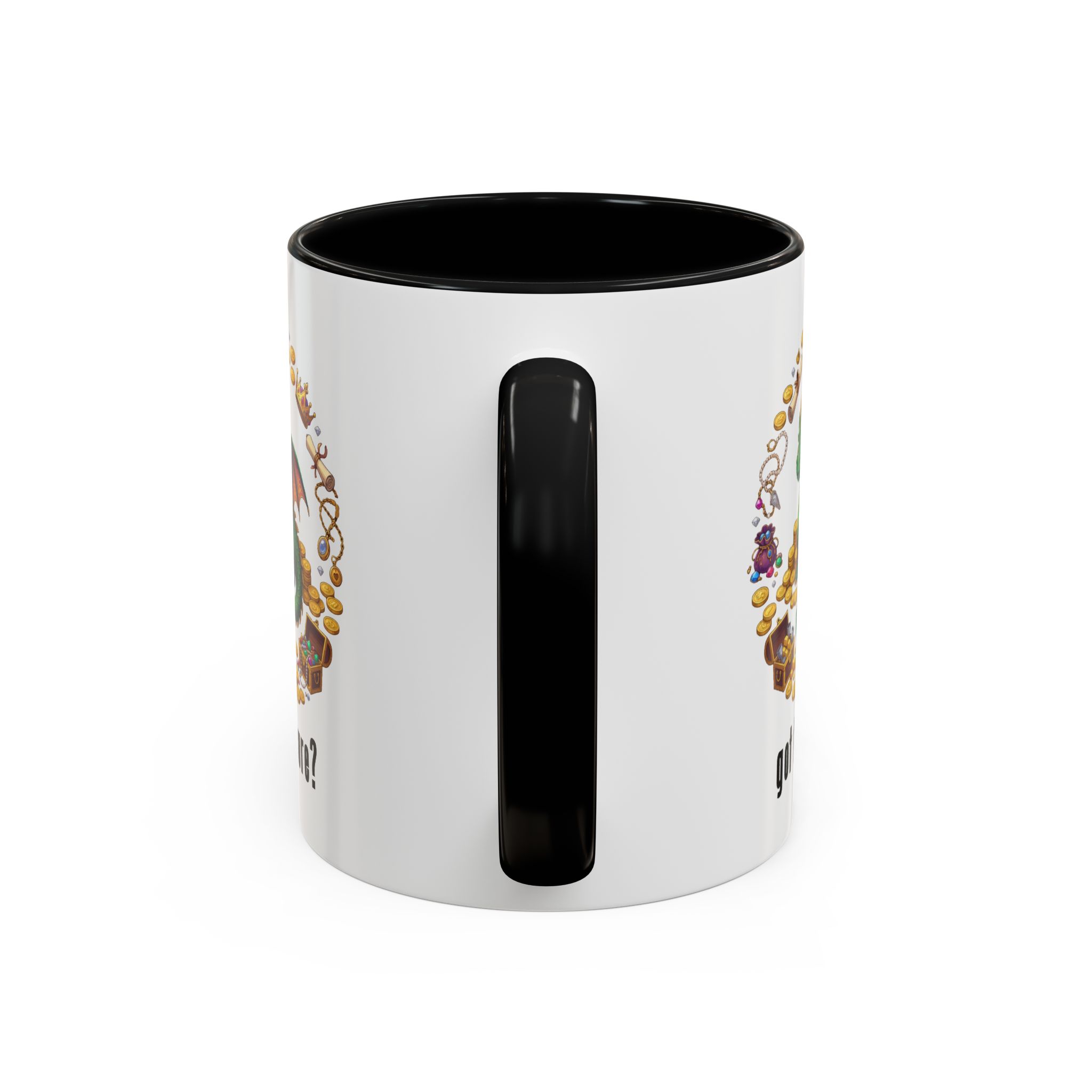 Got Treasure? Dragon Coffee Mug - Cute Fantasy Tea & Coffee Gift (11 & 15oz) - Image 4