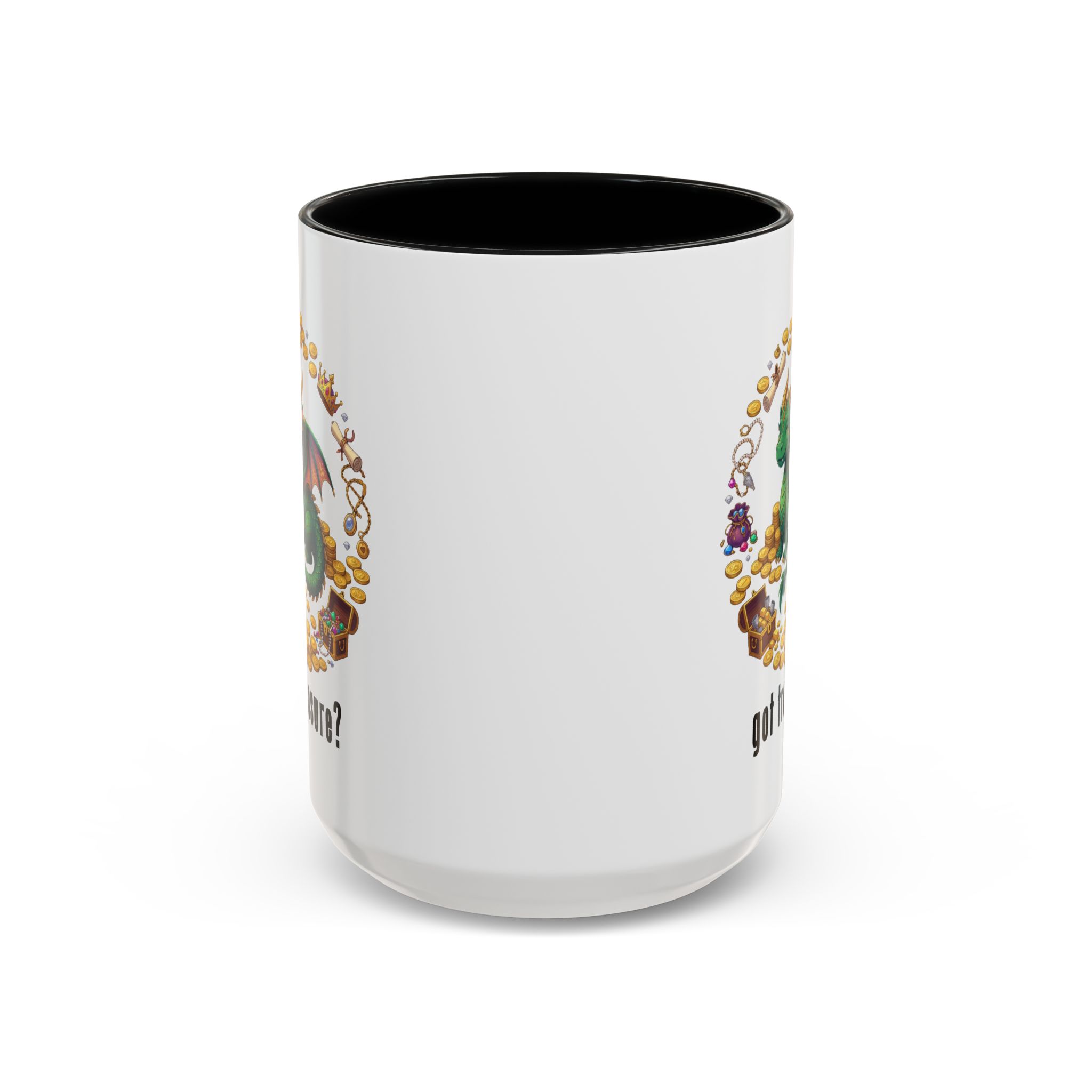 Got Treasure? Dragon Coffee Mug - Cute Fantasy Tea & Coffee Gift (11 & 15oz) - Image 7
