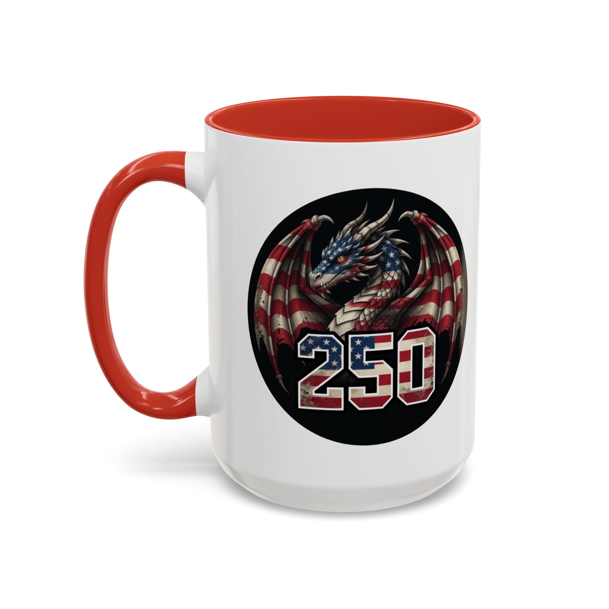 American Flag Dragon Mug – America 250 – USA Patriotic Coffee Cup - Image 22