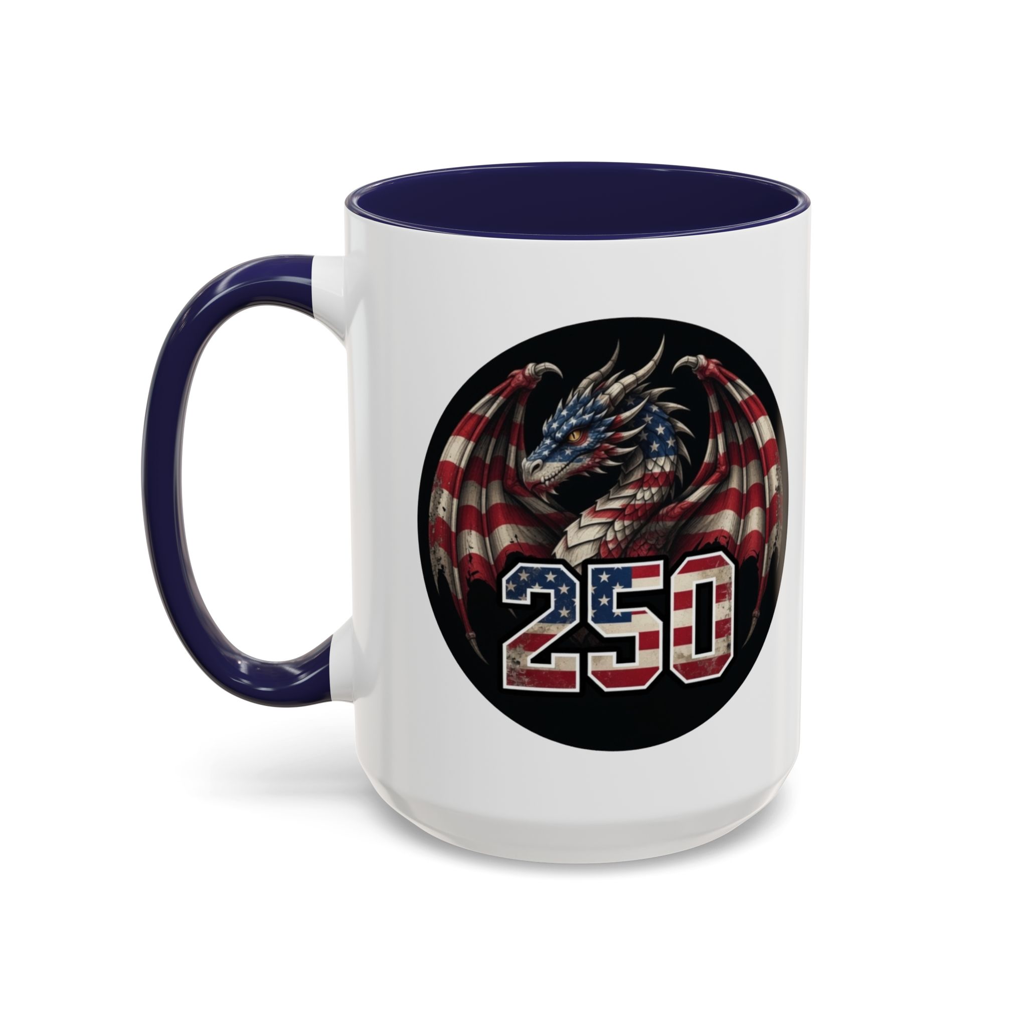 American Flag Dragon Mug – America 250 – USA Patriotic Coffee Cup - Image 18