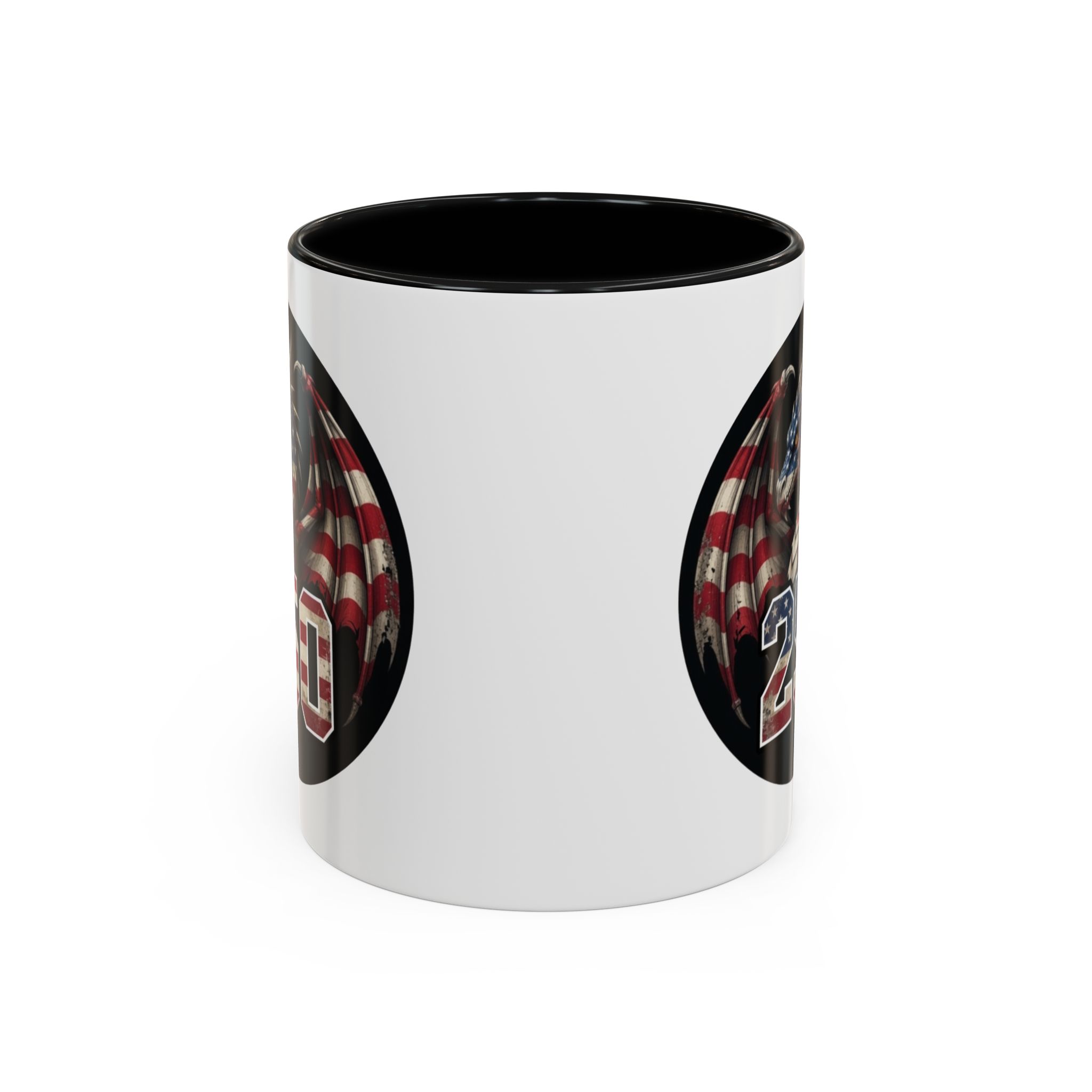 American Flag Dragon Mug – America 250 – USA Patriotic Coffee Cup - Image 3