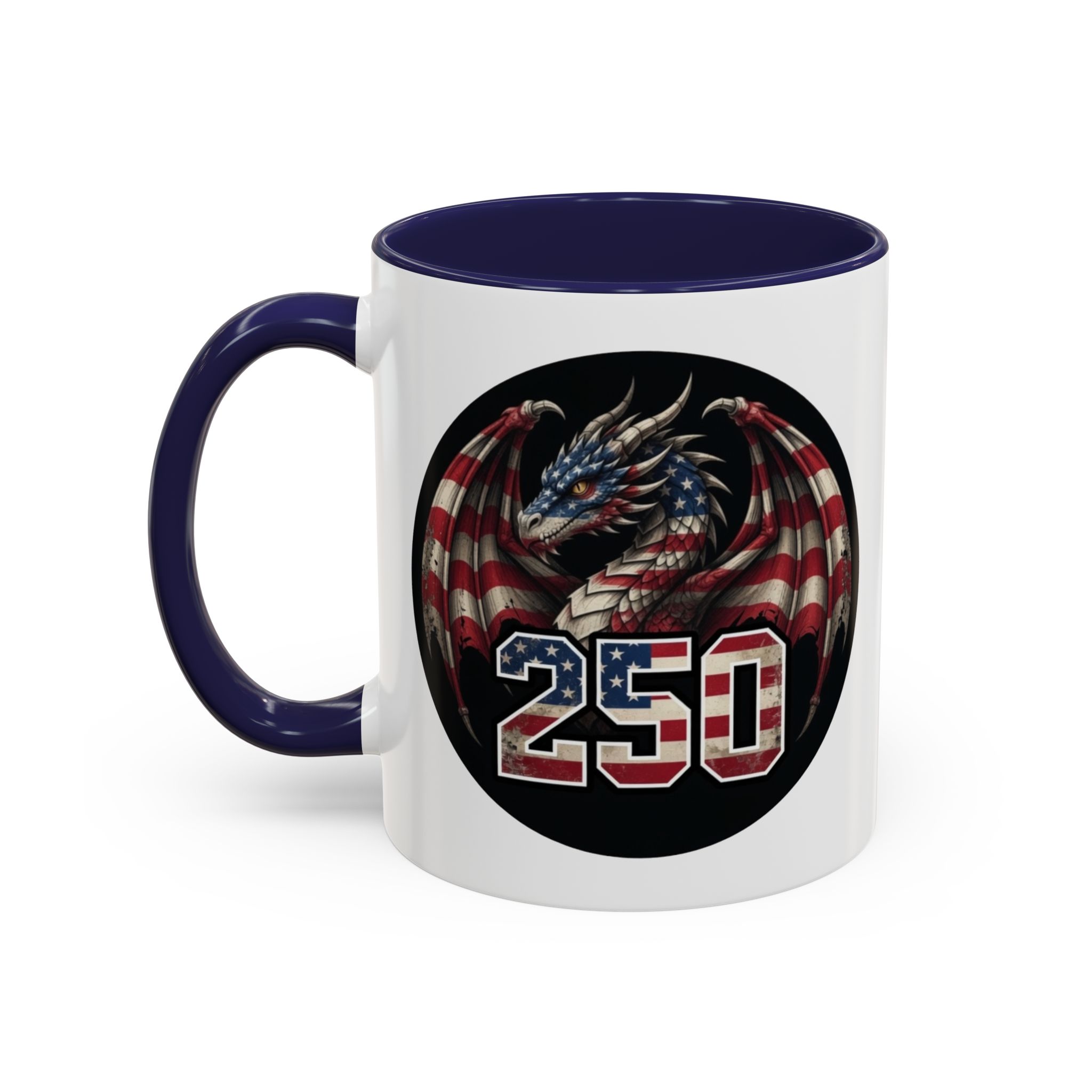American Flag Dragon Mug – America 250 – USA Patriotic Coffee Cup - Image 6