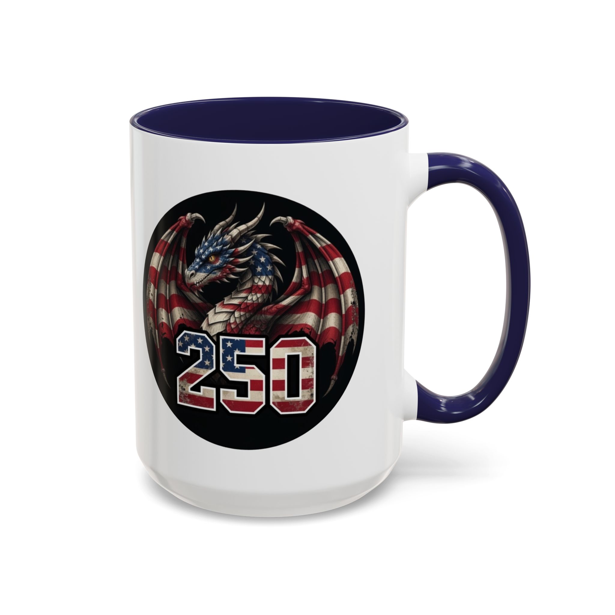 American Flag Dragon Mug – America 250 – USA Patriotic Coffee Cup - Image 17